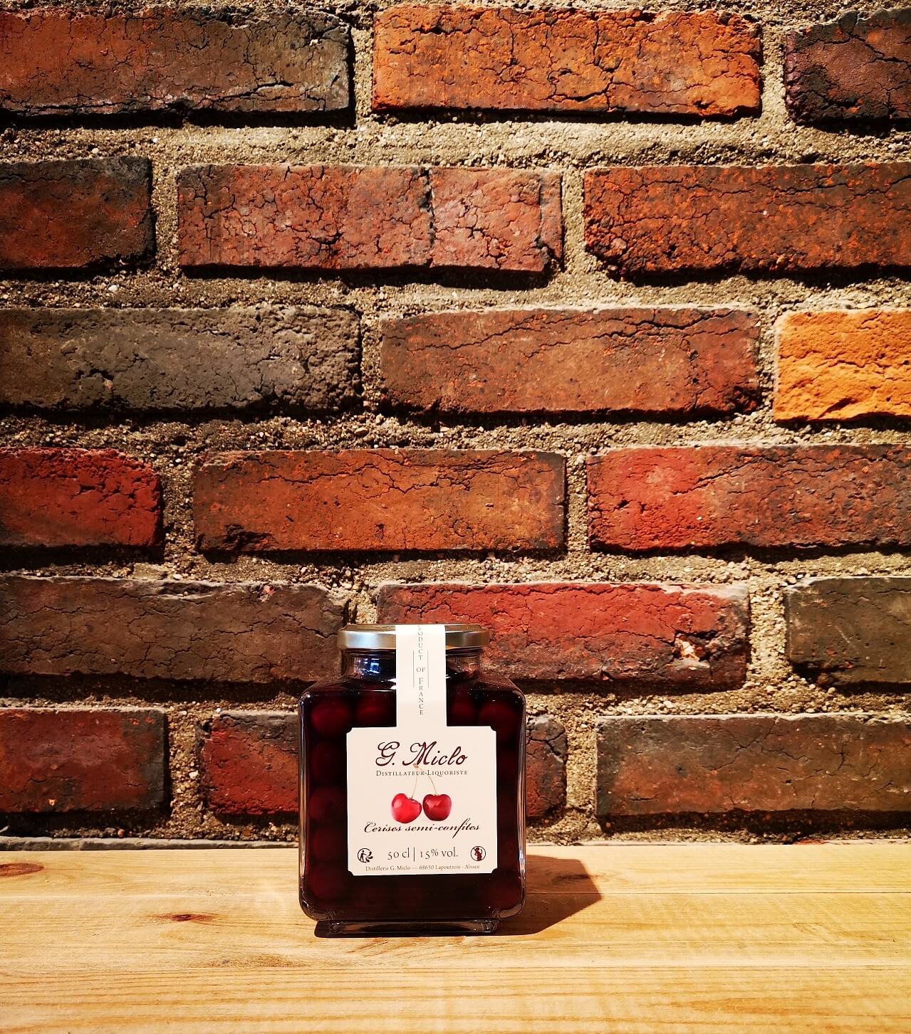 Cerises semi – confites